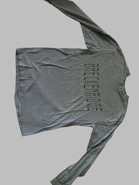 Breckenridge Light Blue Medium Hanes Beefy-T Long-Sleeve Shirt Vintage USA